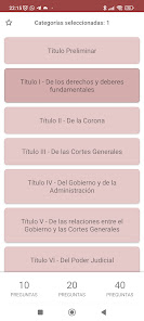 Screenshot 4 Test de Constitución Española android