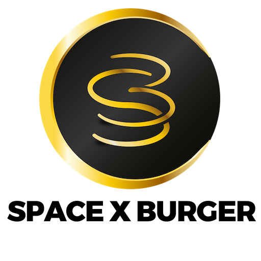 SPACE X BURGER logo