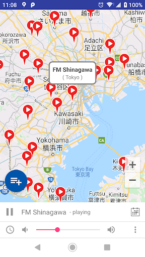 Japan Radio Map - Japan community radio broadcasts 7.6 screenshots 1