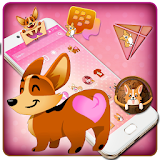 Cute Corgi Dog icon