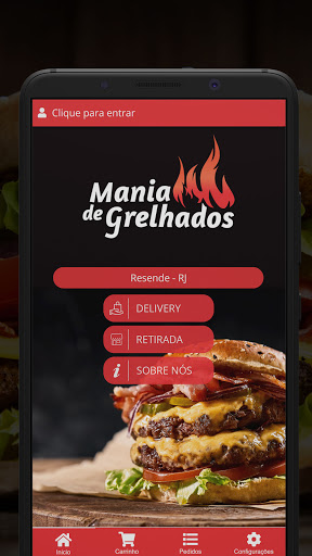 Android application Mania de Grelhados screenshort