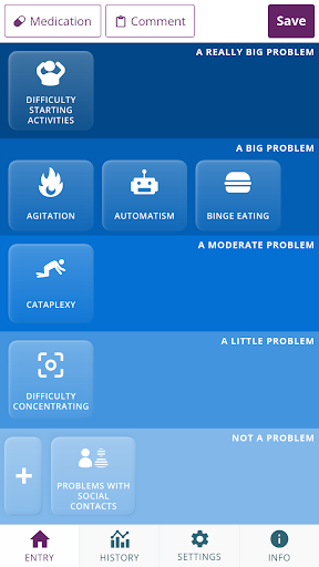 Narcolepsy Monitor Screen 2