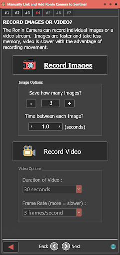 Ronin Camera Link Screen 3