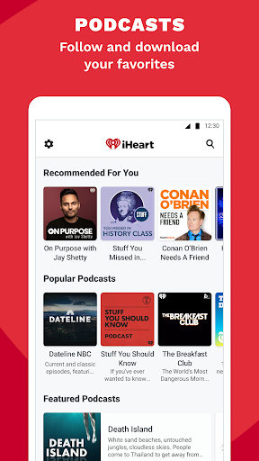 iHeart: Music, Radio, Podcasts screenshot