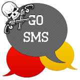 GO SMS - Skull Pistol icon