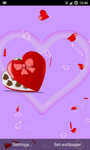 Happy Valentine LWP Screen 2