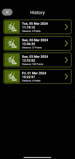Walking Tracker Screen 3