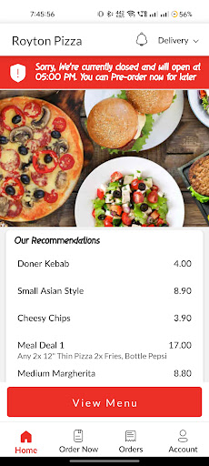 Royton Pizza Screen 2