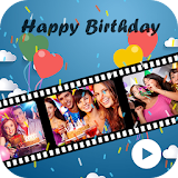 Birthday Photo Video Maker icon