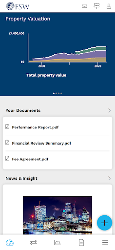 Android application First Sentinel Wealth screenshort