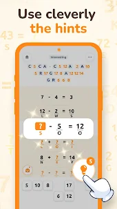 Letter Math－Cross Logic Puzzle