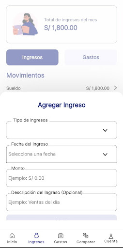 Captura de pantalla de Mi Yunta Financiero