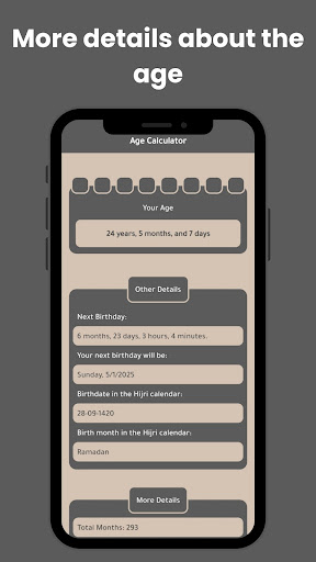 Age Calculator Screen 2