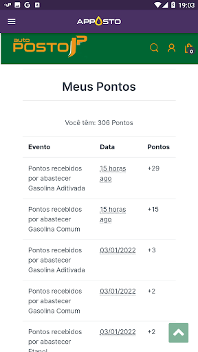 Auto Posto JP Screen 3