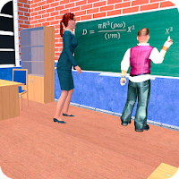 Виртуальный учитель средней школы 3d