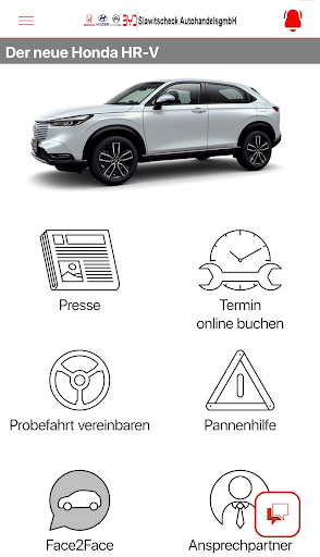 Android application Autohaus Slawitscheck screenshort