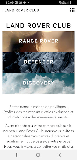 Land Rover Club France Screen 3