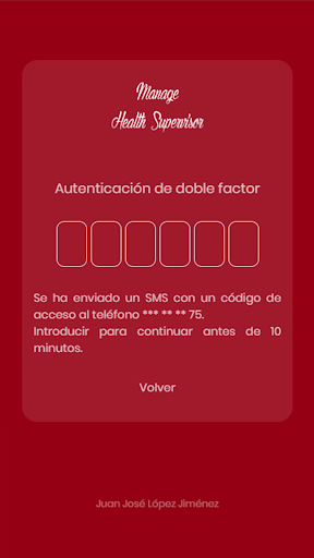 Manage Health Supervisor Screen 2