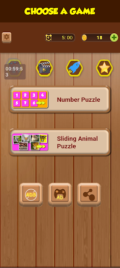 Sliding number puzzle - Screenshot 2