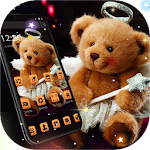 Cover Image of ดาวน์โหลด Cute Angel Teddy Bear Theme 1.1.3 APK