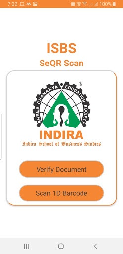 ISBS SeQR Scan Screen 3