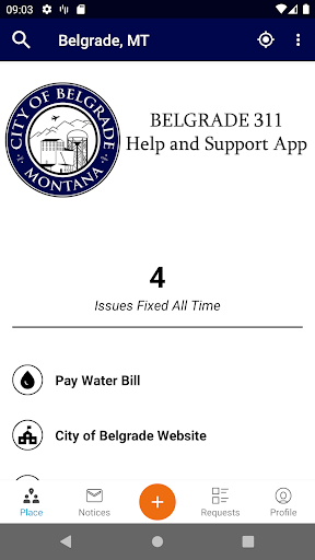 Android application Belgrade 311 screenshort