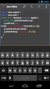 Java Editor Screenshot