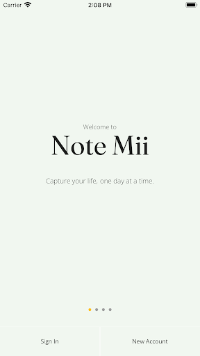 Android application NoteMii - Personal Journal screenshort