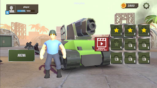 Tank Raise. Online PvP Battle Screen 2