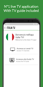 Imágen 16 Italia TV diretta - Canali TV android