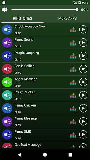 Funny SMS Tones and Sounds Screen 2