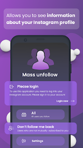 Screenshot 4 Massi: Mass Unfollow for Insta android