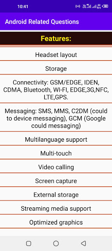 Android Related Questions