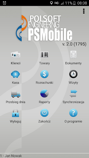Android application PSMobile Mobilny Handlowiec screenshort