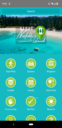 Android application Visit Norfolk Island screenshort