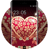 Valentine's Day theme heart patterns wallpaper icon
