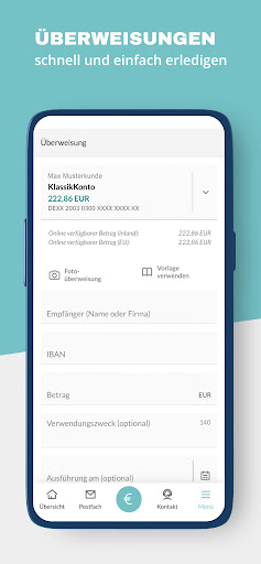 Donner & Reuschel BankingApp Screen 2