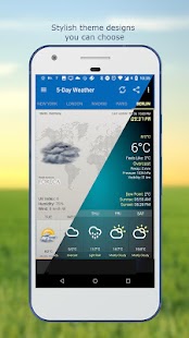 Weather & Clock Widget Screenshot