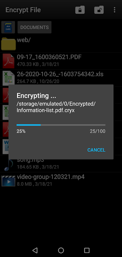 Encrypt File Screenshot 1 - AppWisp.com