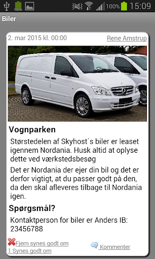 Skyhost Intranet Screen 2