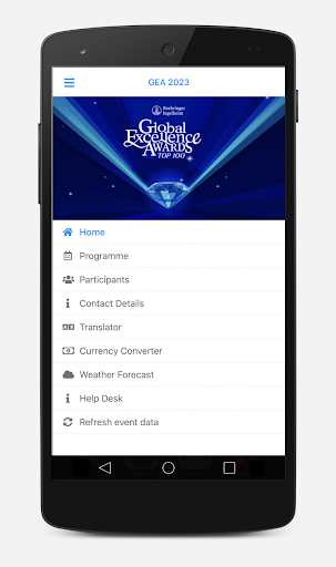 Global Excellence Awards Screen 2
