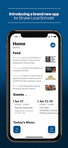 Android application Stryker Local Schools screenshort