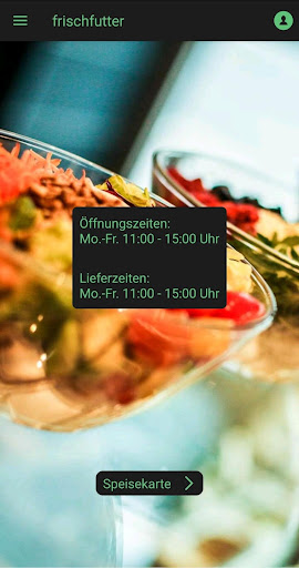 Android application Frischfutter screenshort