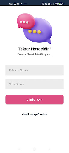 Android application Self Place Chat screenshort