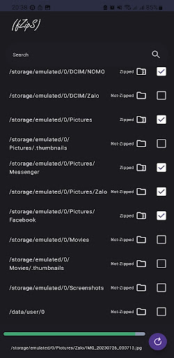Folder SecureZip Screen 2