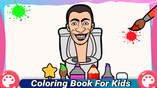 Skibidi Toilet Coloring Game