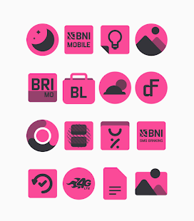 Varwil Pink - Captura de pantalla del paquete de iconos