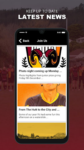Upper Hutt Rams RFC Screen 2