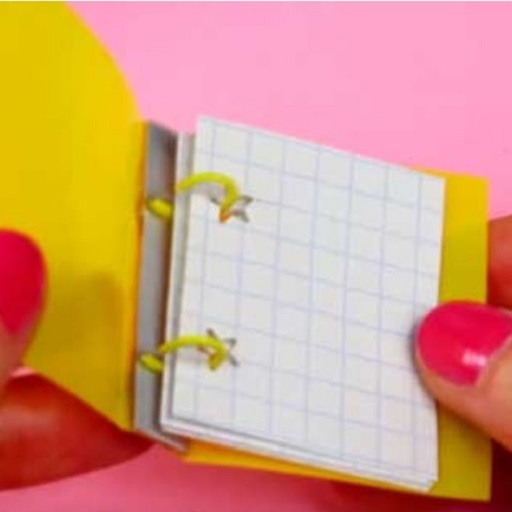 DIY mini stationery for dolls by steps