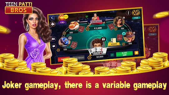 Teen Patti Bros 3card game v22 MOD APK (Unlimited Money) Free For Android 6